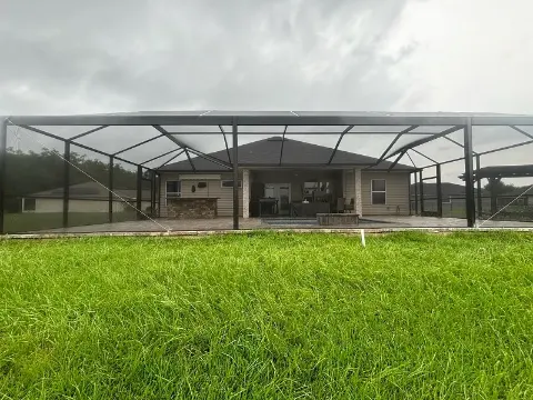 Back patio enclosure project