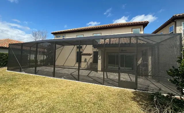 Finished enclosure project in North Florida